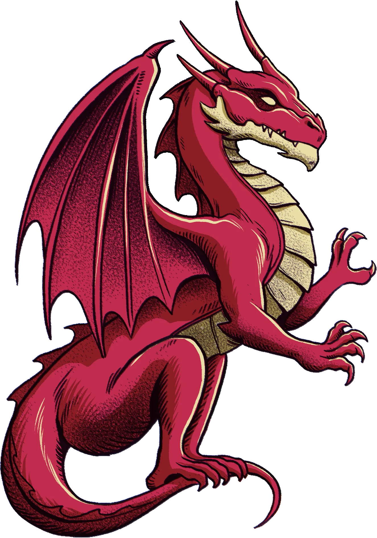 dragon-red
